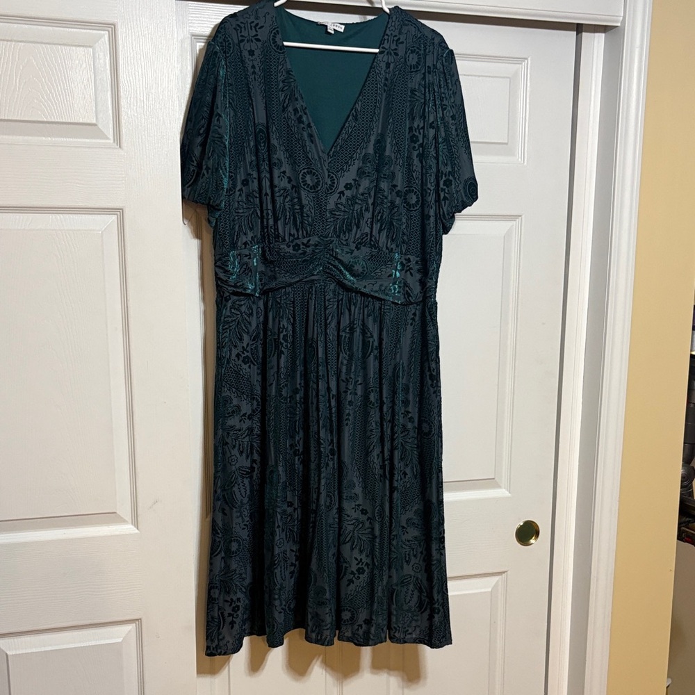 Baltic Born Dark Green Midi Dress